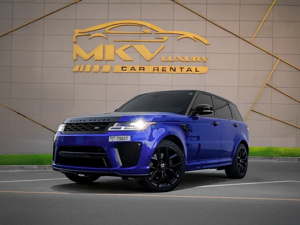 Range Rover Sport SVR Blue main view