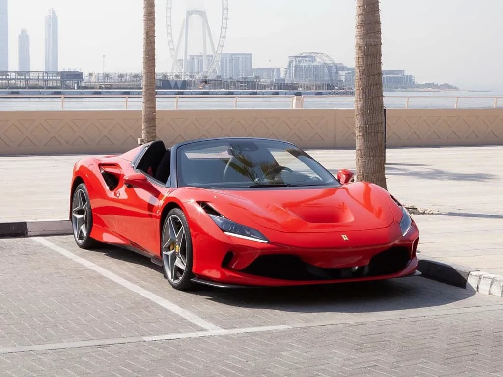 Ferrari F8 Spider view 2
