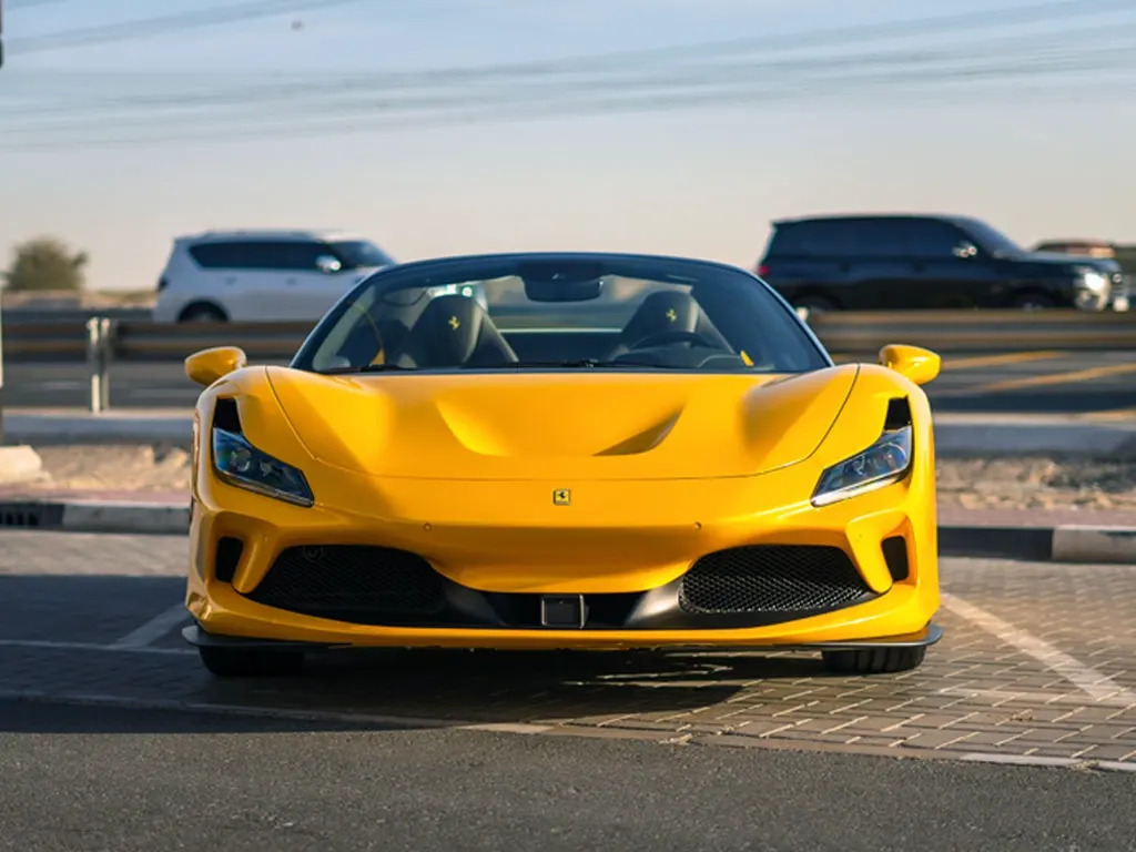 Ferrari F8 Spider Yellow view 2