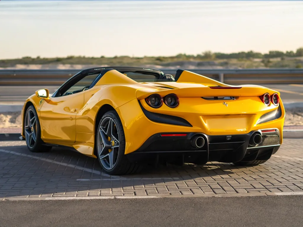 Ferrari F8 Spider Yellow view 3